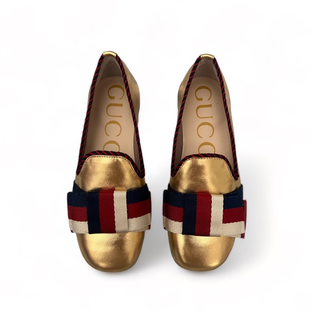 Gucci Gold Shoes Size 30 Junior Shoes